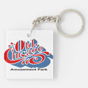 Old Chicago Amusement Park, Bolingbrook, Illinois Schlüsselanhänger