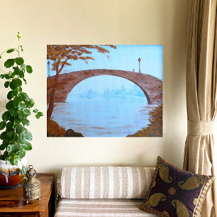Old City Bridge Canvas Print Leinwanddruck