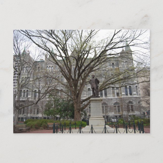 Old City Hall, Richmond, VA im Frühjahr Postkarte (Vorderseite)