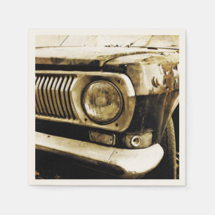 Old Classic Car Headlight #2 Serviette