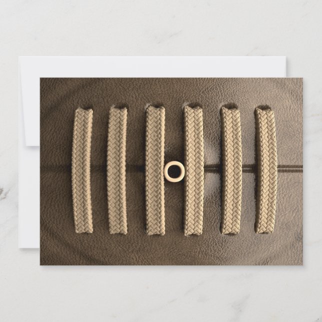 Old Classic Retro Rugby Ball (Vorderseite)