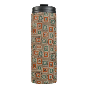Old Cloth Patches Art Thermal Tumbler Thermosbecher