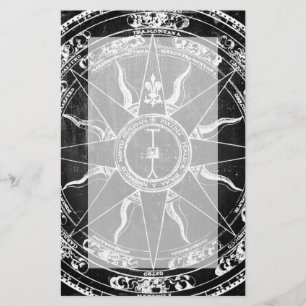 Old Compass Rose Briefpapier