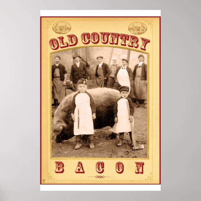 Old Country Bacon Poster (Vorne)