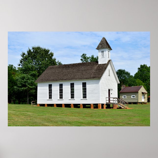 Old Country Church Poster (Vorne)