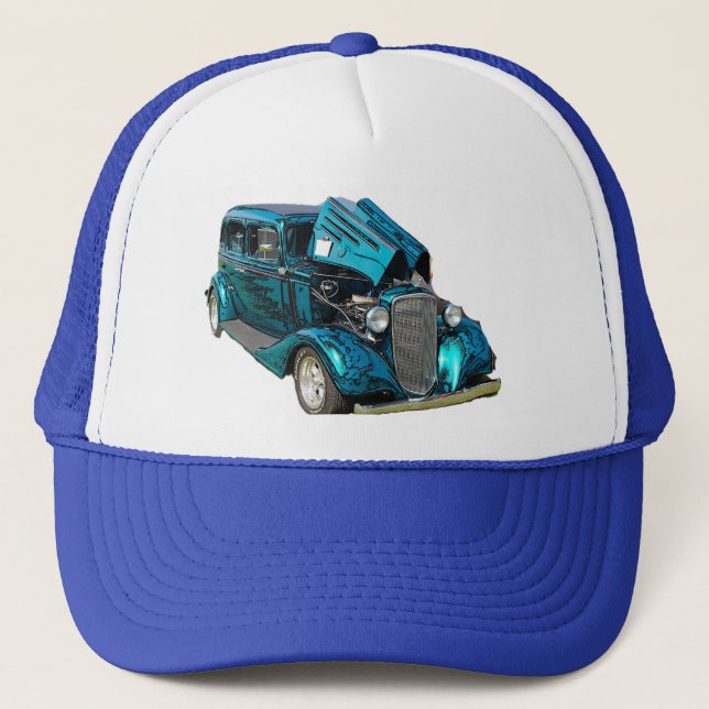 OLD COUPE STREET ROD HAT OR BASEBALL CAP TRUCKERKAPPE (Vorderseite)
