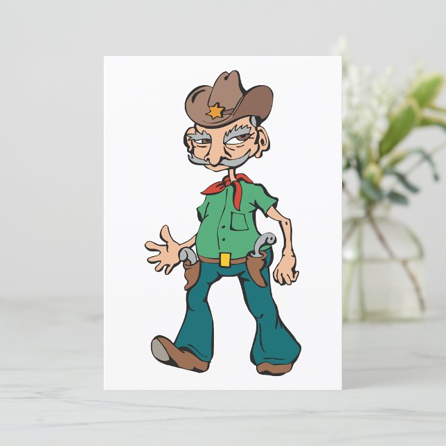 Old Cowboy Einladung (Von Creator hochgeladen)
