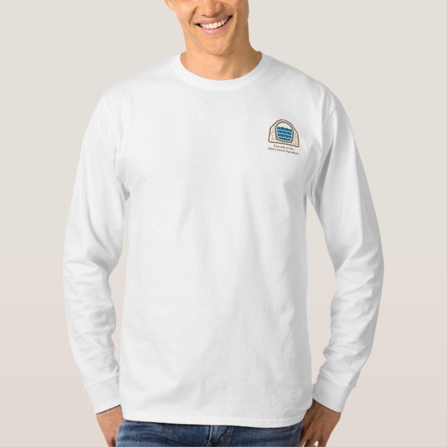 Old Croton Aqueduct Long Sleeve Mens' T - Shirt (Vorderseite)