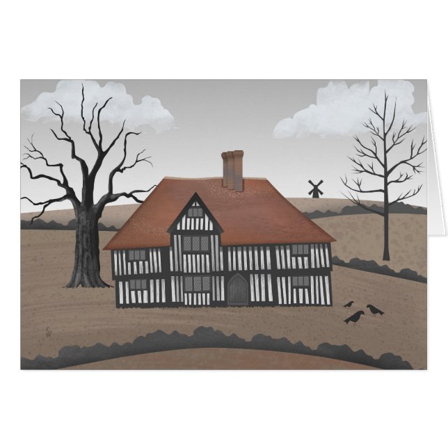 Old Crow Manor Karte (Vorderseite (Horizontal))