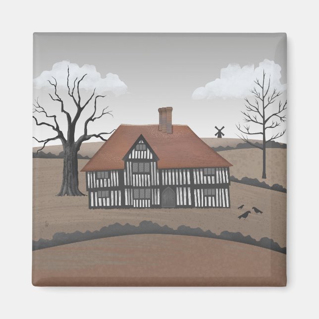Old Crow Manor Magnet (Vorne)