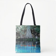 Old Cypress Treflection Spring Tote Bag