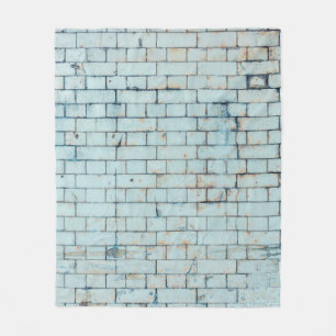 Old dirty white brick wall backgroundabstract, age fleecedecke