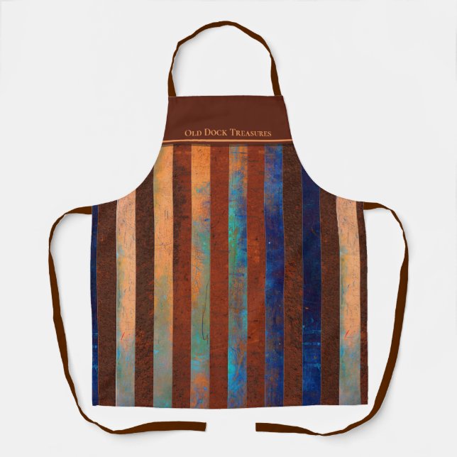 Old Dock Treasures Apron / Metal Schürze (Vorderseite)