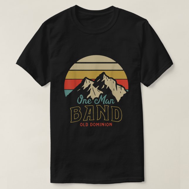 Old Dominion One Man Band Mountains T-Shirt (Design vorne)