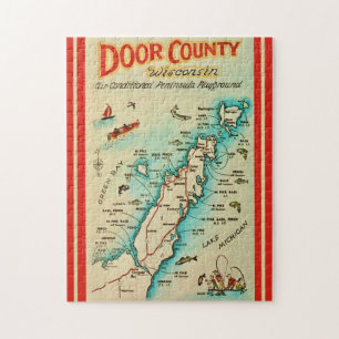 Old Door Landkreis Fishing Map