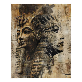 Old Egypt Pharaoh Dream Poster