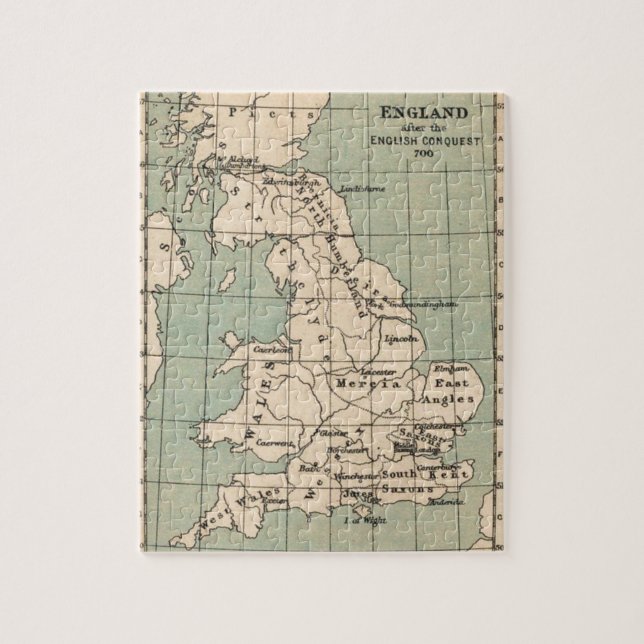 Old England Map (Vertikal)
