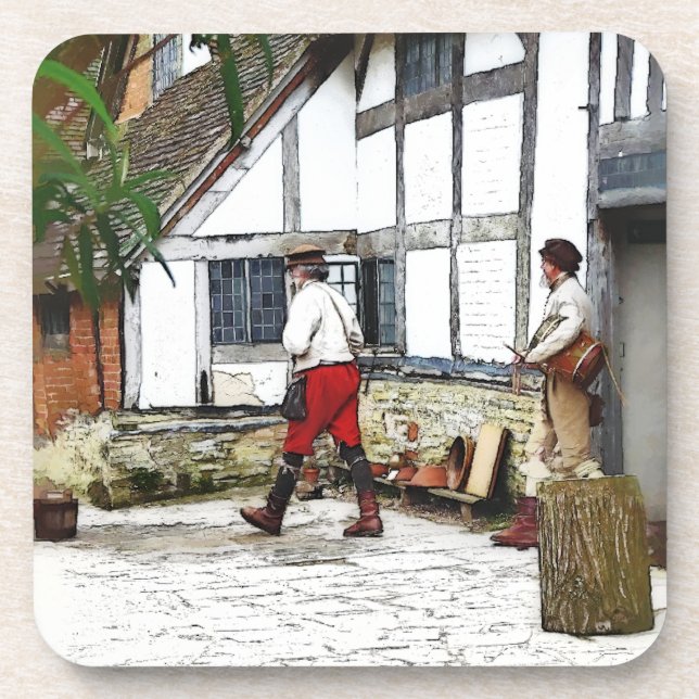 OLD ENGLAND UNTERSETZER (Vorderseite)