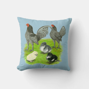 Old English Blue Game Family Kissen