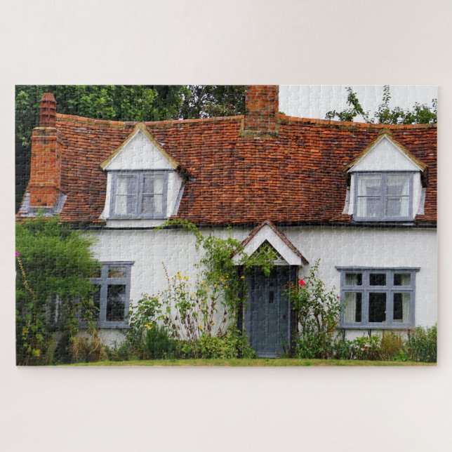 Old English Country House Rustikales Gebäude (Horizontal)