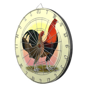 Old English Game Bantam: BB Red Dartscheibe