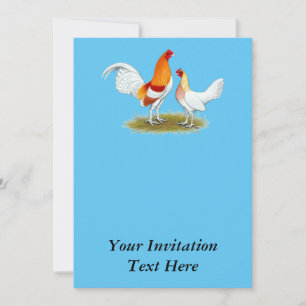 Old English Game Bantam: Red Pyle Einladung