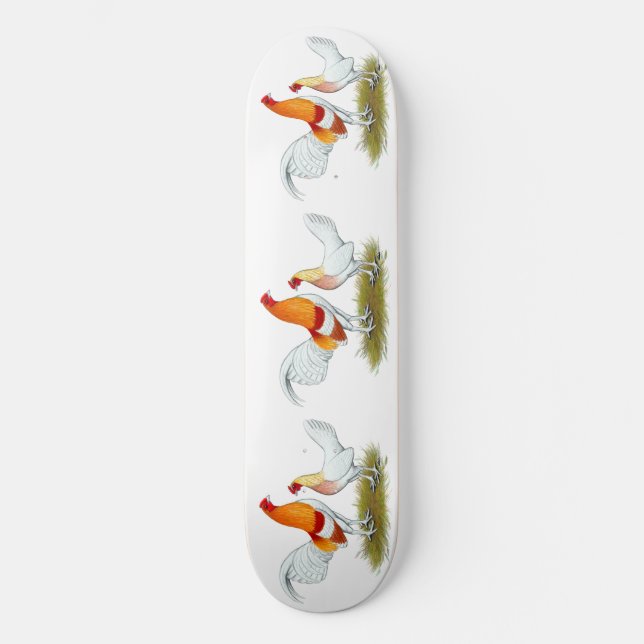 Old English Game Bantam: Red Pyle Skateboard (Vorderseite)