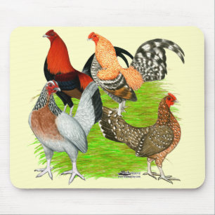 Old English Game Quartett Mousepad