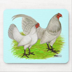 Old English Game Self Blue Mousepad