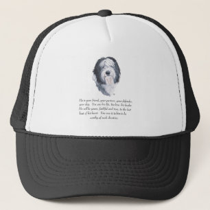 Old English Sheepdog Andenken - Männlich Truckerkappe