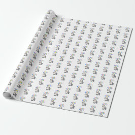 Old English Sheepdog Birthday Geschenkpapier