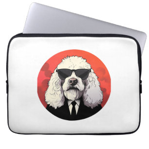 Old English Sheepdog Dog Businessman Laptopschutzhülle