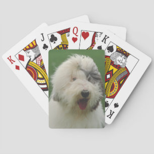 Old English Sheepdog Dog Playing Cards Spielkarten
