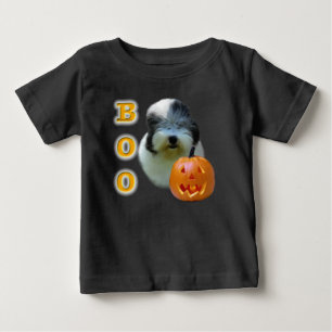 Old English Sheepdog Halloween Boo Baby T-shirt