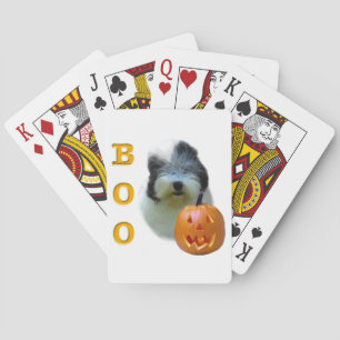 Old English Sheepdog Halloween Boo Spielkarten