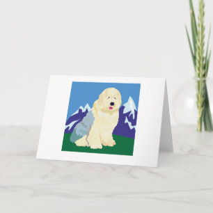 Old English Sheepdog Karte