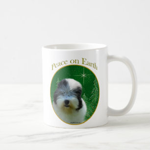 Old English Sheepdog Peace Kaffeetasse