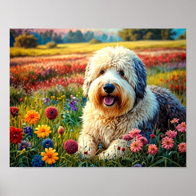 Old English Sheepdog Poster (Vorne)