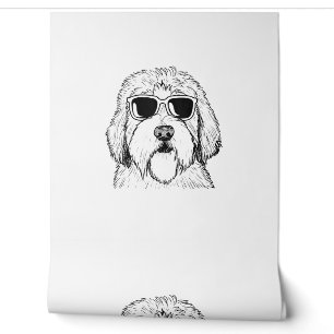 Old English Sheepdog Sketch Zeichne Art Dog Lover Tapete