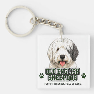 🐾 Old English Sheepdog Stolz 🐾 Schlüsselanhänger