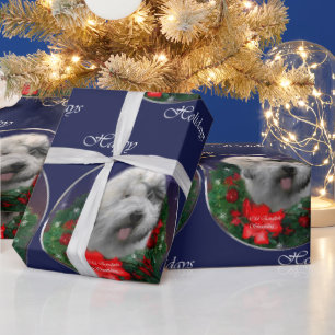 Old English Sheepdog Weihnachten Geschenkpapier
