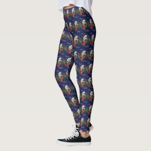 Old English Sheepdog Weihnachten Leggings