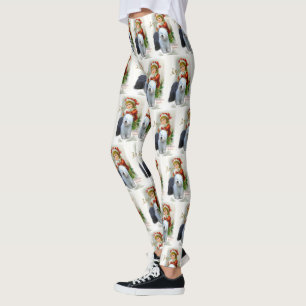 Old English Sheepdog Weihnachten Leggings