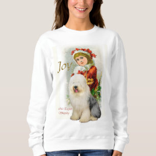 Old English Sheepdog Weihnachten Sweatshirt