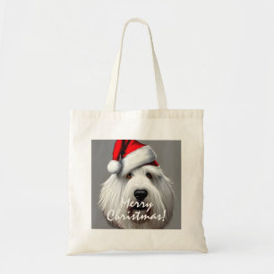 Old English Sheepdog Weihnachten Tragetasche