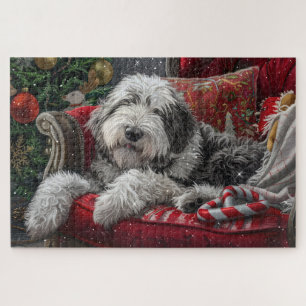 Old English Sheepdog Weihnachts-Festival