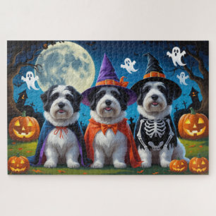 Old English Sheepdogs Pumpkin Halloween Funny