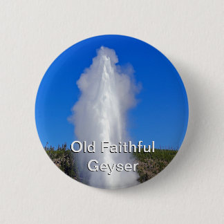 Old Faithful Geyser Button