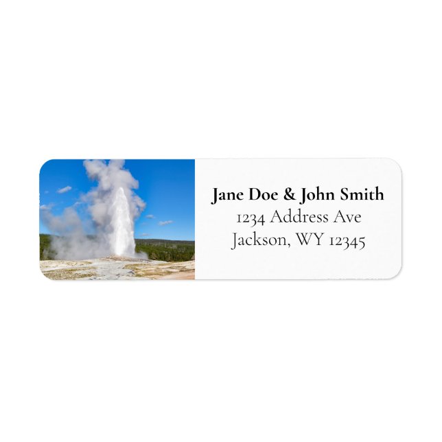 Old Faithful Yellowstone National Park (Vorne)