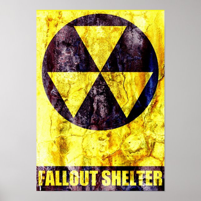 Old Fallout Shelter Poster (Vorne)